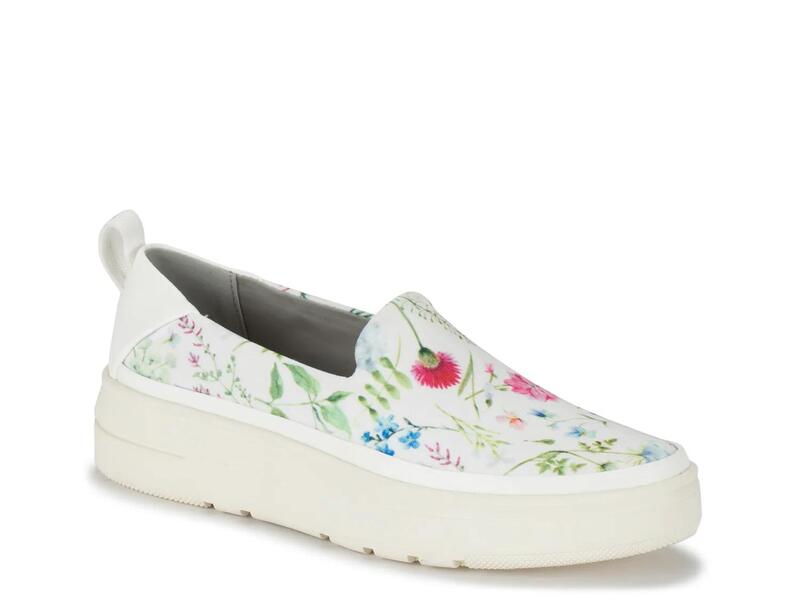 ベアトラップス レディース シューズ スリッポン・ローファー プラットホーム Baretraps Nevin Platform Slip-On White/Multicolor Floral Print 白いこと