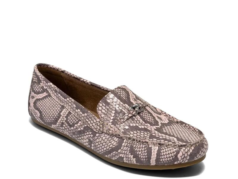 エアロソールズ レディース シューズ スリッポン・ローファー Aerosoles Drita Loafer Light Pink Snake Print サクラ色