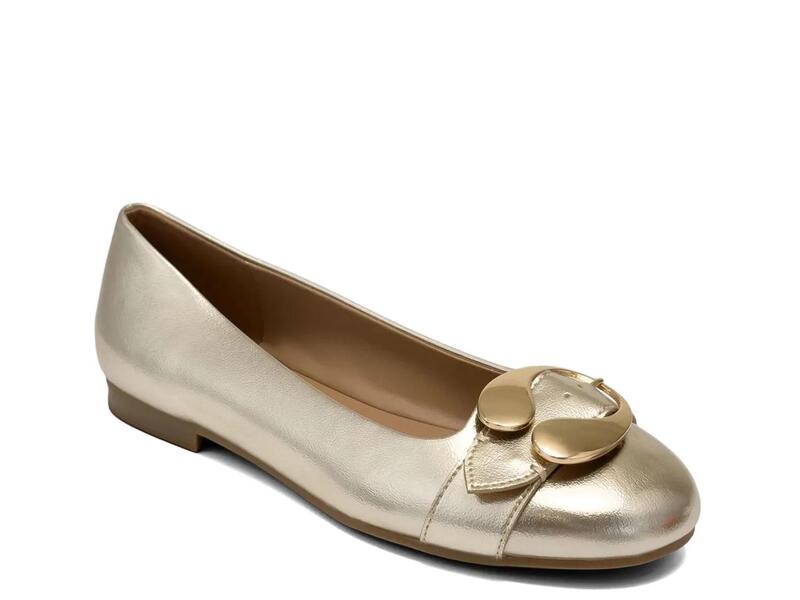 エアロソールズ レディース シューズ パンプス Aerosoles Paradise Flat Gold Metallic ゴールド