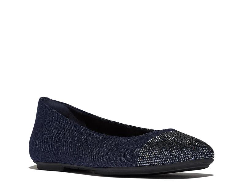 フィットフロップ レディース シューズ パンプス FitFlop Delicato Flat Denim Blue デニム
