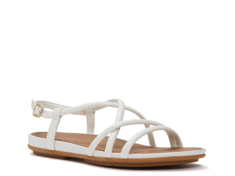 フィットフロップ レディース シューズ サンダル FitFlop Gracie Sandal White Leather ホワイト