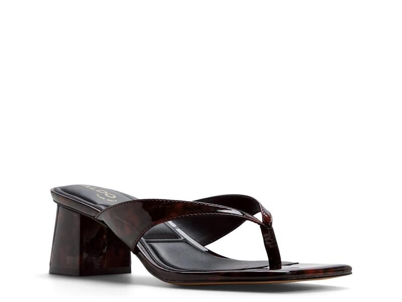 アルド レディース シューズ サンダル Aldo Antonina Sandal Brown/Black Tortoise Shell ブラック