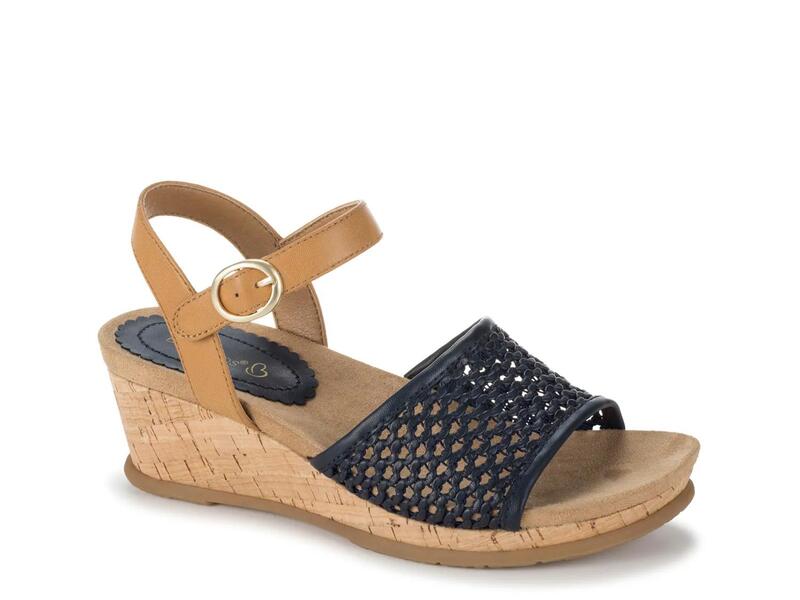ベアトラップス レディース シューズ サンダル Baretraps Fernelle Wedge Sandal Navy ネイビー