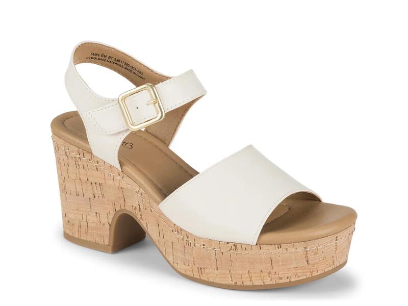 ベアトラップス レディース シューズ サンダル プラットホーム Baretraps Tamie Platform Sandal Cream 皮膚軟化剤
