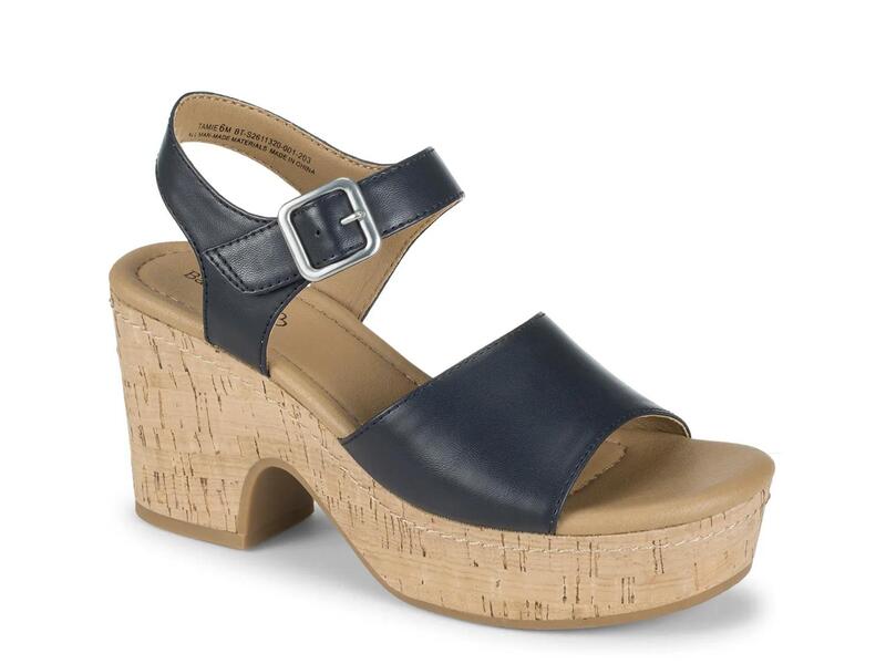 ベアトラップス レディース シューズ サンダル プラットホーム Baretraps Tamie Platform Sandal Navy 米国海軍