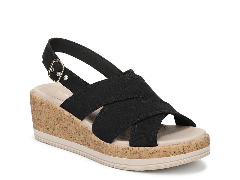ライフストライド レディース シューズ サンダル LifeStride Rye Wedge Sandal Black 黒いこと