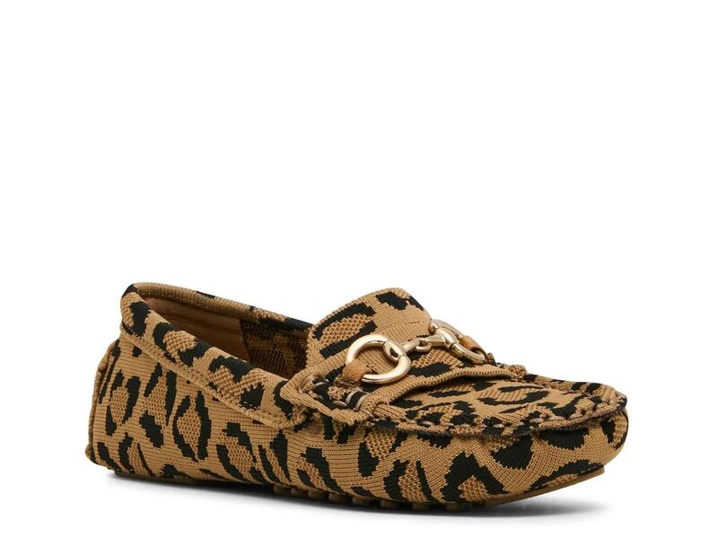 アンクライン レディース シューズ スリッポン・ローファー Anne KleinChrystie Loafer Animal Print アニマル｜ReVida 店