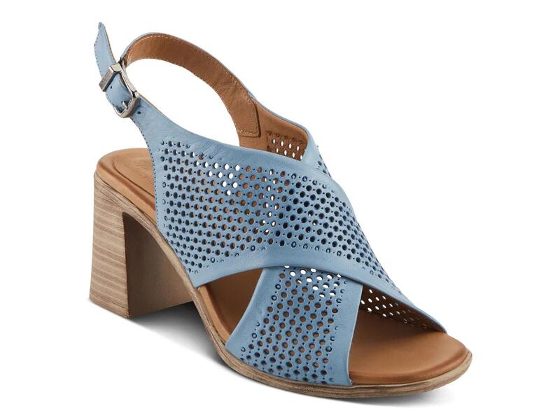 発条足取り レディース シューズ サンダル Spring StepLuanca Sandal Blue 青み
