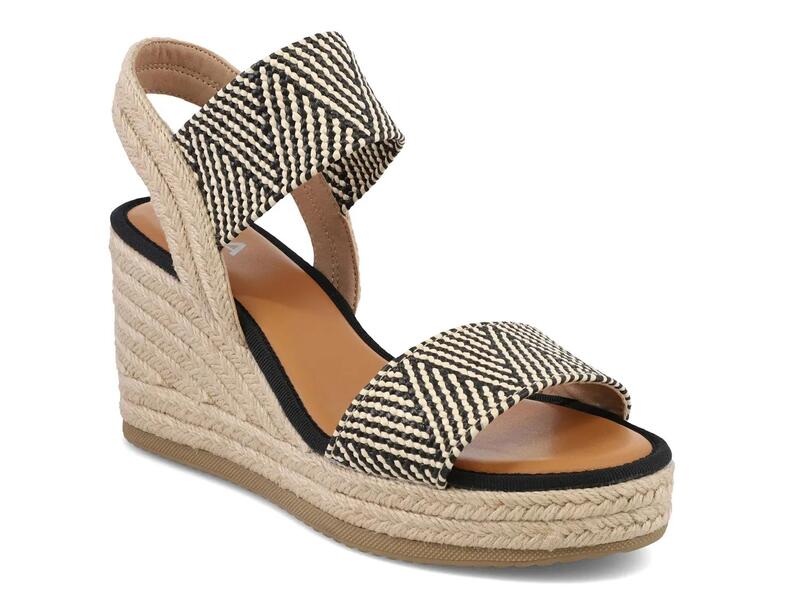 ミア レディース シューズ サンダル MiaBrittni Wedge Sandal Black/Natural ブラック
