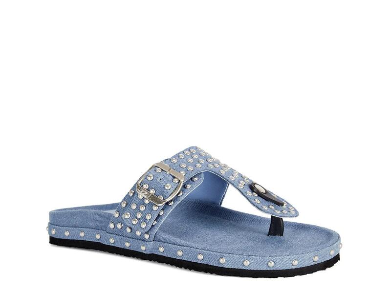 アザレア ワン レディース シューズ サンダル プラットフォーム Azalea WangDaisychain Platform Sandal Denim Blue デニム