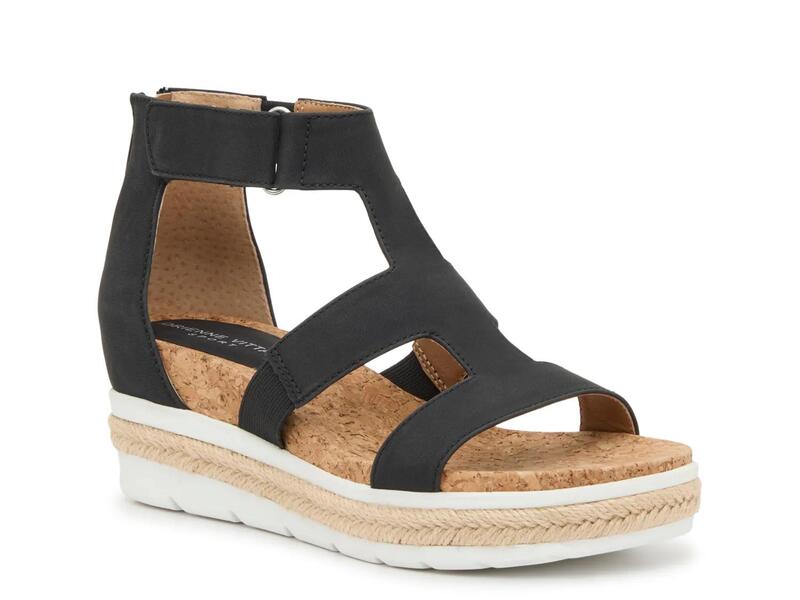 アドリアンヌヴィッタディーニ レディース シューズ サンダル Adrienne VittadiniCarlos Wedge Sandal Black ブラック|ReVida 店