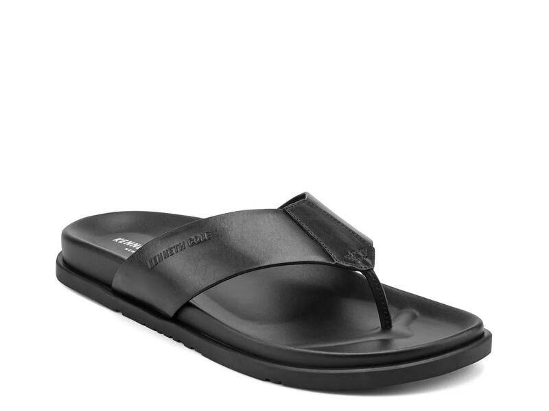 ケネスコール メンズ シューズ サンダル Kenneth Cole New YorkWorly Flip Flop - Men's Black ブラック｜ReVida 店