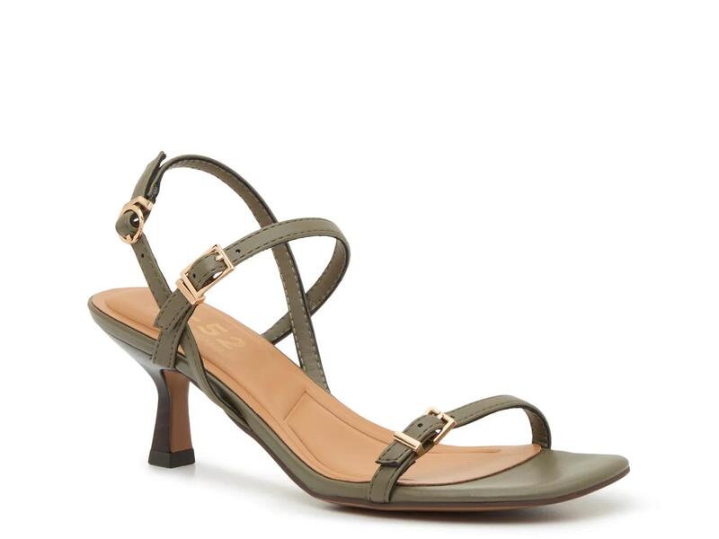 ブルボクサー レディース シューズ サンダル BullboxerTwo Band Sling Sandal Dark Green グリーン