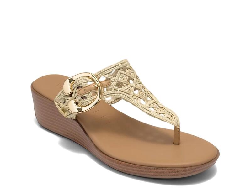 エアロソールズ レディース シューズ サンダル AerosolesIzola Wedge Sandal Natural Beige ベージュ|ReVida 店