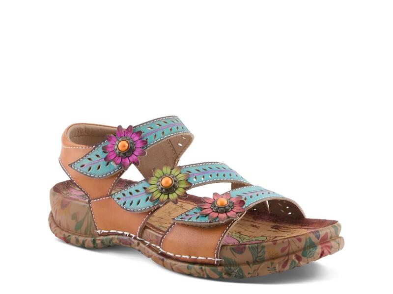 ラリティステ レディース シューズ サンダル L'ArtisteA New Trio Sandal Turquoise/Multicolor ターコイズ