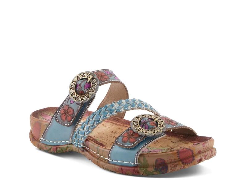 ラリティステ レディース シューズ サンダル L'ArtisteOn The Road Sandal Blue ブルー