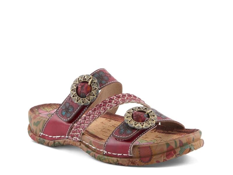 ラリティステ レディース シューズ サンダル L'ArtisteOn The Road Sandal Red/Multicolor レッド