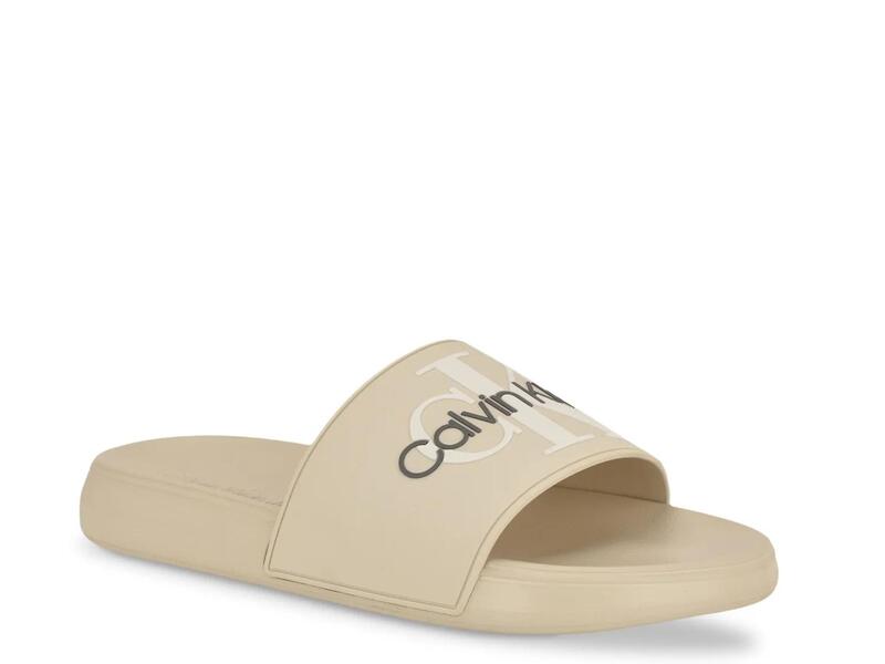 カルバンクライン メンズ シューズ サンダル Calvin KleinWythe Slide Sandal - Men's Natural Beige ベージュ