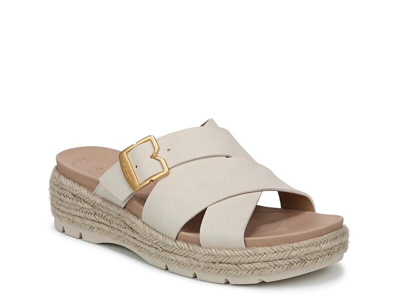 お医者さん・肩かけ レディース シューズ サンダル Dr. Scholl\u0027sFree Day Wedge Sandal Off White 象牙色