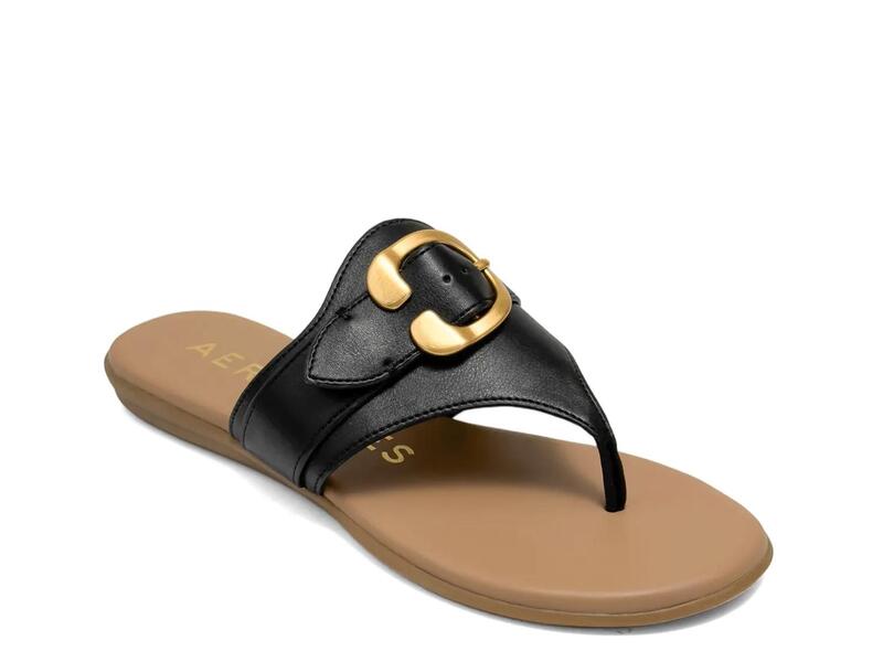 エアロソールズ レディース シューズ サンダル AerosolesGlitz Sandal Black ブラック|ReVida 店