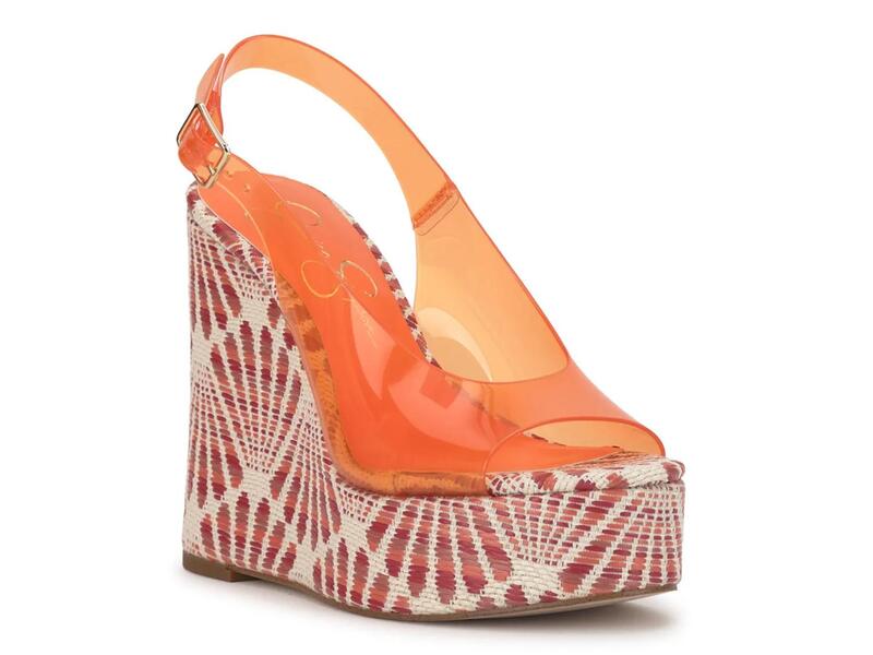 ジェシカシンプソン レディース シューズ サンダル Jessica SimpsonKaliese Wedge Sandal Tangerine タンジェリン