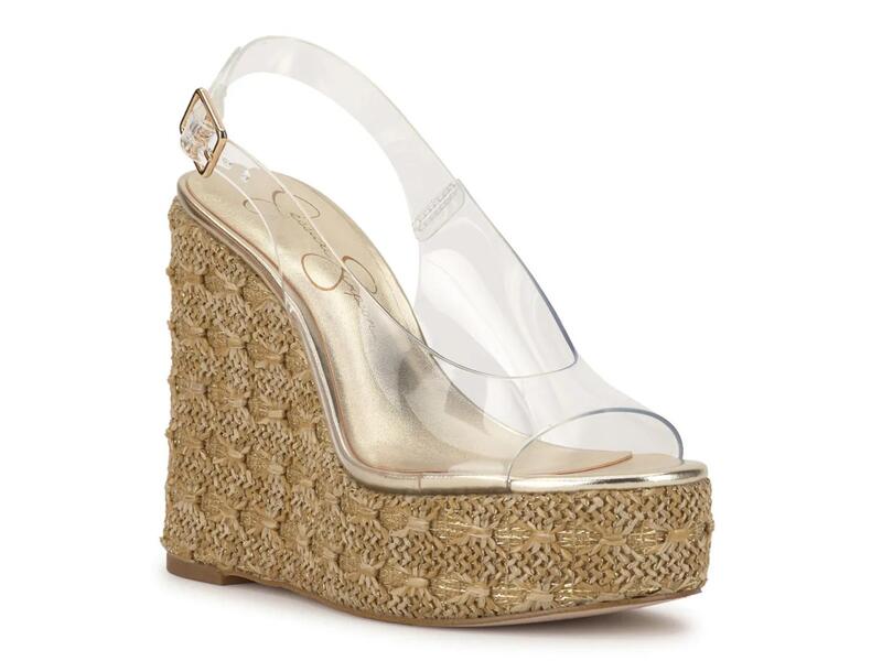 ジェシカシンプソン レディース シューズ サンダル Jessica SimpsonKaliese Wedge Sandal Clear