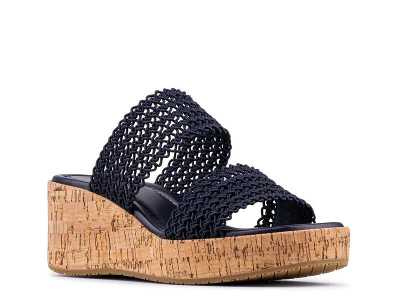 ドナルドプリネール レディース シューズ サンダル Donald PlinerJayva Wedge Sandal Blue 青色 サンダル-コンフォートサンダル-レディース靴