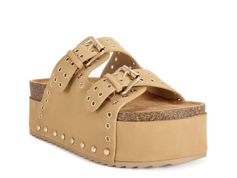 アザレア ワン レディース シューズ サンダル プラットフォーム Azalea WangAlgedi Platform Sandal Tan タン