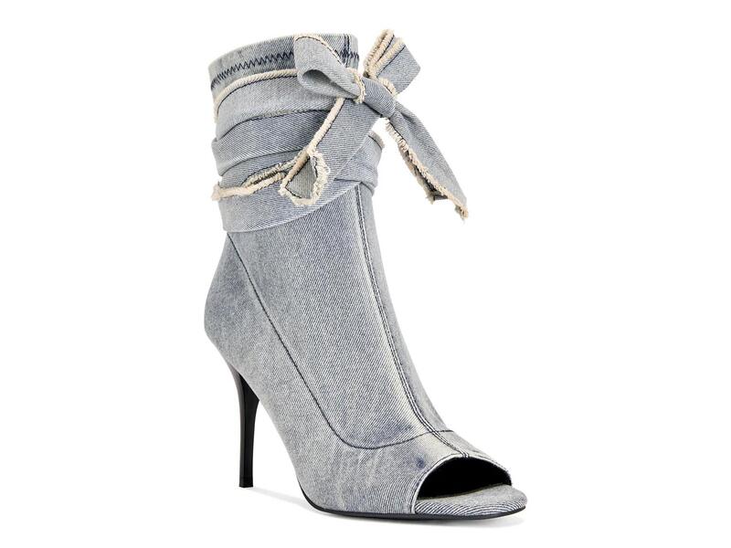 アザレア ワン レディース シューズ ブーツ・レインブーツ Azalea WangKarter Bootie Blue Denim デニム｜ReVida 店