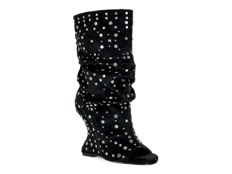アザレア ワン レディース シューズ ブーツ・レインブーツ Azalea WangNaomani Wedge Boot Black ブラック
