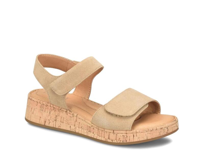 ボーン レディース シューズ サンダル BornCabanas Wedge Sandalight Brown ブラウン