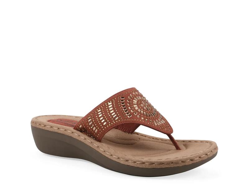 クリフバイホワイトマウンテン レディース シューズ サンダル Cliffs by White MountainCienna Wedge Sandal Dark Brown ブラウン