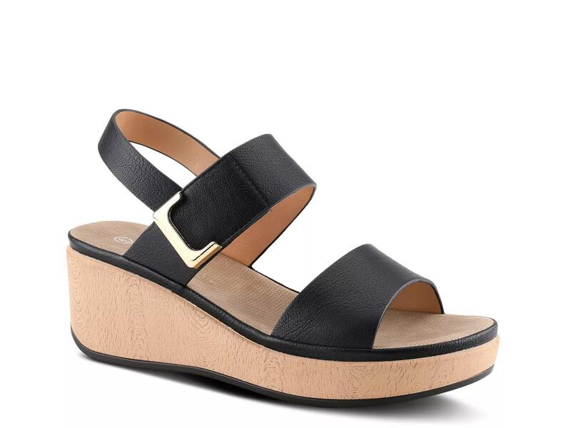 パトリシア レディース シューズ サンダル PatriziaSpelta Wedge Sandal Black ブラック