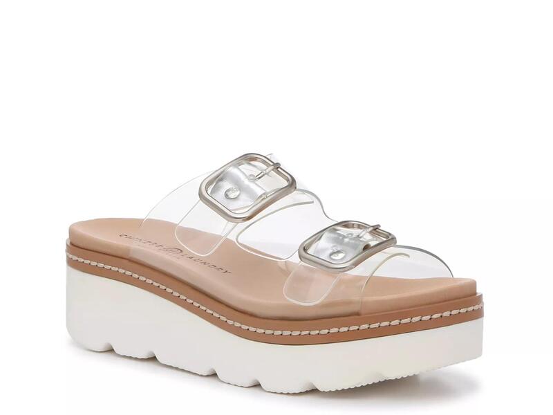 チャイニーズランドリー レディース シューズ サンダル Chinese LaundrySeraphine Wedge Sandal Clear