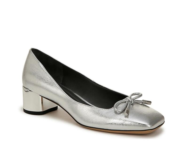 フランコサルト レディース シューズ パンプス Franco SartoNatalia Pump Silver Synthetic しろがね色