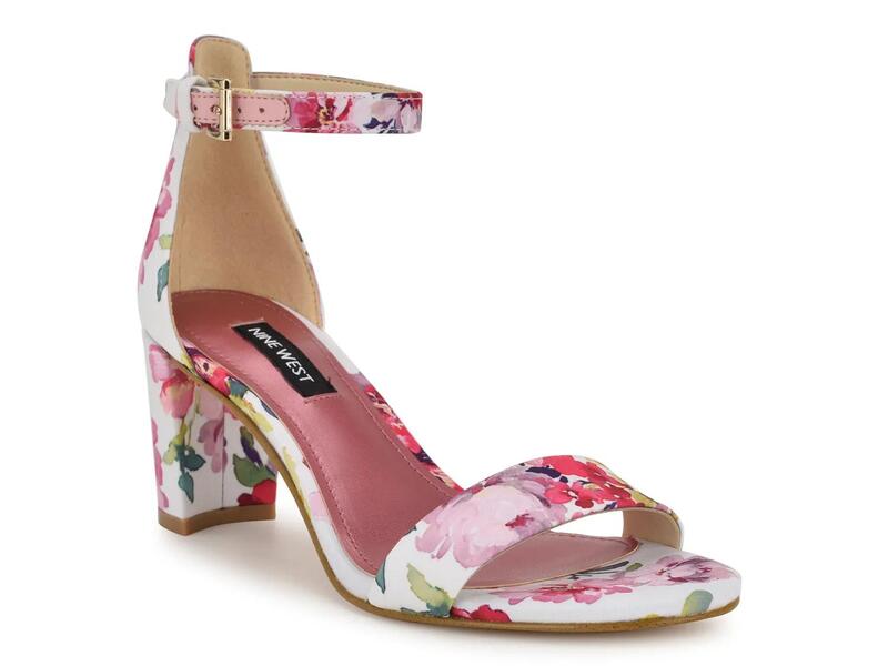 ナインウェスト レディース シューズ サンダル Nine WestPruce Sandal Pink Floral Print サクラ色