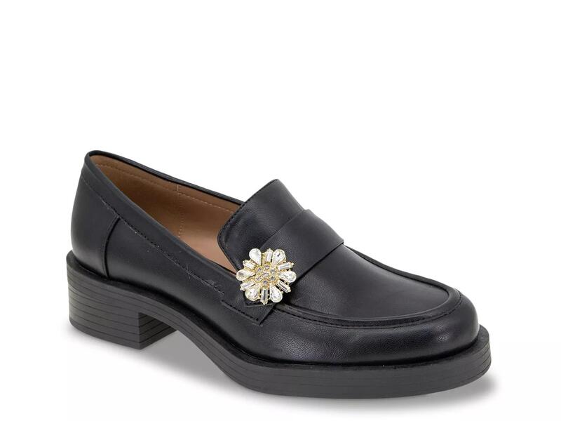 BCB 時人 レディース シューズ スリッポン・ローファー BCBGenerationColin Loafer Black Synthetic 黒いこと