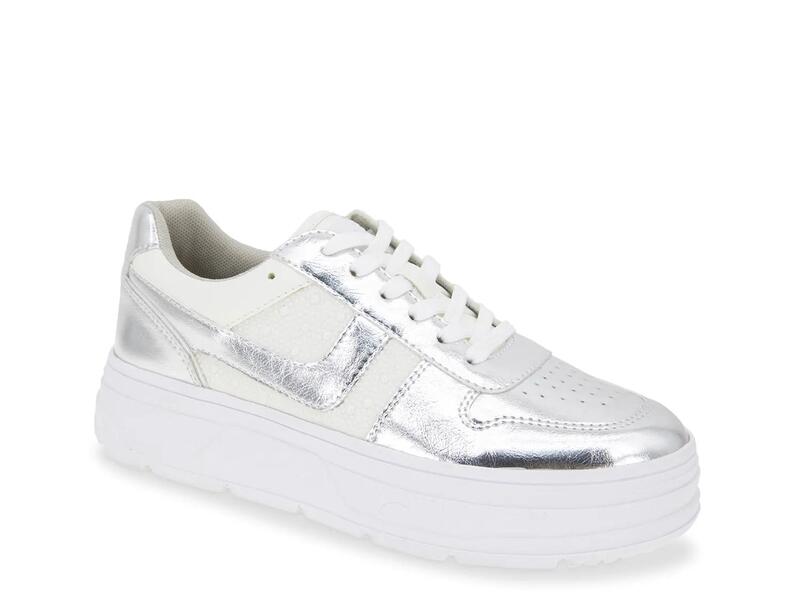 BCB ジェネレーション レディース シューズ スニーカー プラットフォーム BCBGenerationKatina Platform Sneaker - Women'silver Metallic Synthetic シルバー