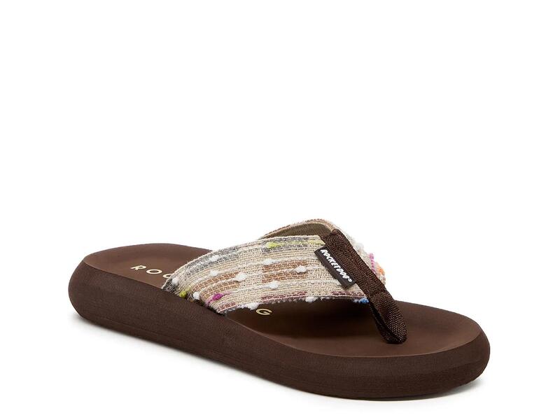 ロケットドッグ レディース シューズ サンダル Rocket DogSpotlight Flip Flop Brown/Neutral Stripes ブラウン|ReVida 店
