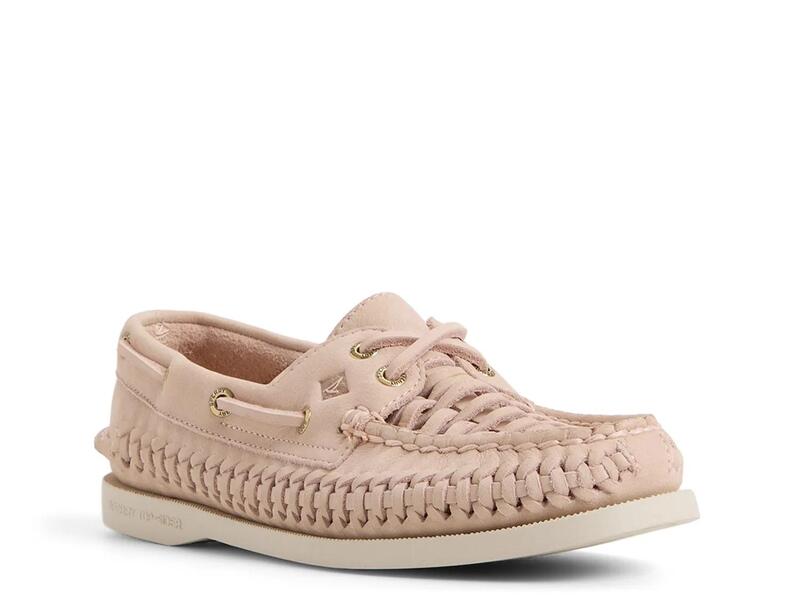 スペリー レディース シューズ SperryAuthentic Original 2-Eye Woven Boat Shoe Light Pink ピンク｜ReVida 店