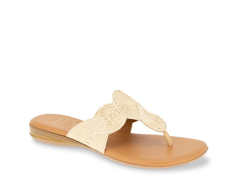 アンドレアース レディース シューズ サンダル Andre AssousDoble Sandal Natural Beige ベージュ
