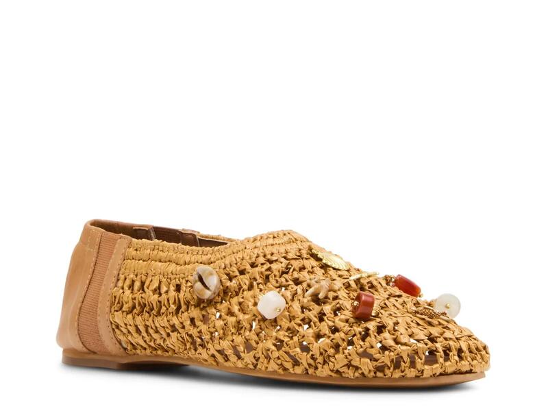 スティーブ マデン レディース シューズ パンプス Steve MaddenMeela Charm Flatan Raffia タン