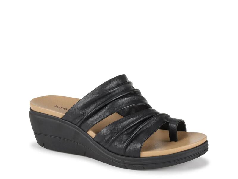 ベアトラップス レディース シューズ サンダル BaretrapsErla Wedge Sandal Black ブラック｜ReVida 店 13,348円