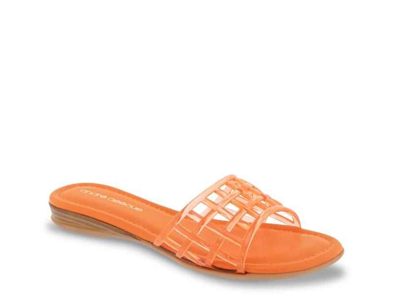 アンドレアース レディース シューズ サンダル Andre AssousDabi Jelly Sandal Orange オレンジ