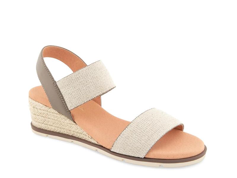 アンドレアース レディース シューズ サンダル Andre AssousDevah Espadrille Wedge Sandal Taupe トープ 27,232円
