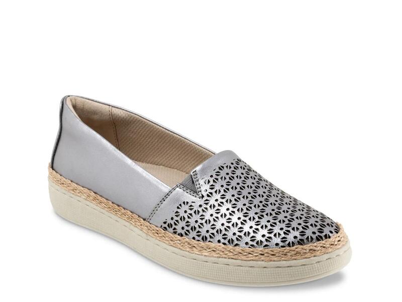 トロッターズ レディース シューズ スリッポン・ローファー TrottersAccent Slip-On Pewter ピューター 靴-ローファー-レディース靴
