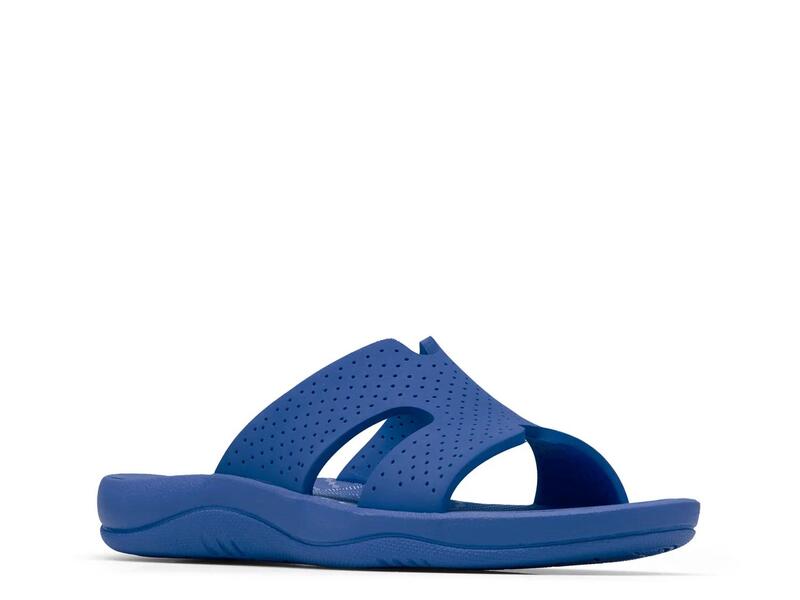 クラークス レディース シューズ サンダル ClarksCloudsteppersunmaze Bali Sandal Blue ブルー｜ReVida 店