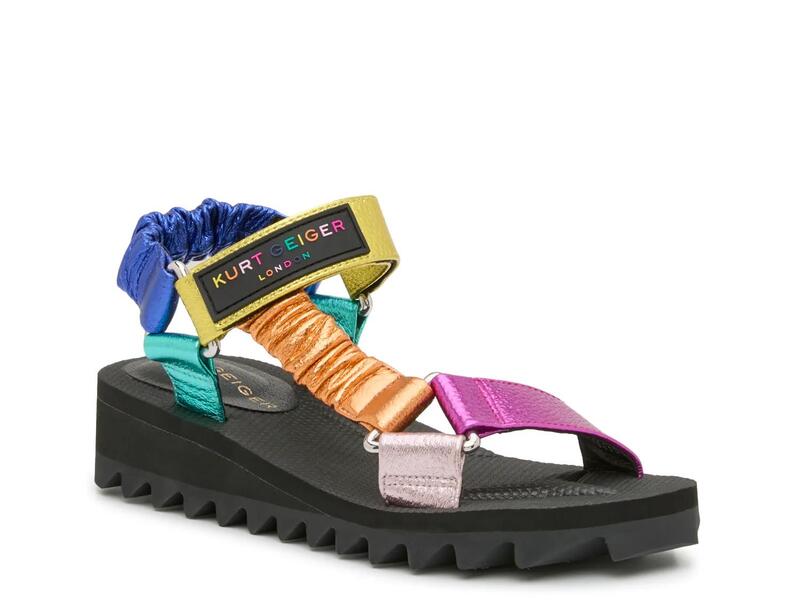 カートジェイガー レディース シューズ サンダル Kurt GeigerOrion Wedge Sandal Multicolor マルチ色合い 靴-レディース靴-コンフォートサンダル