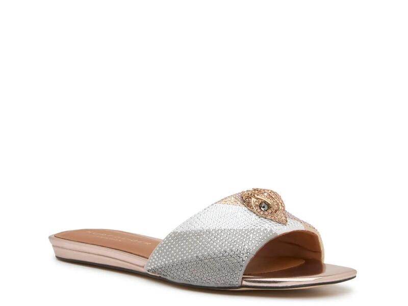 カートジェイガー レディース シューズ サンダル Kurt GeigerKensington Sandal Silver/Gold ゴールド レディース靴-コンフォートサンダル-靴