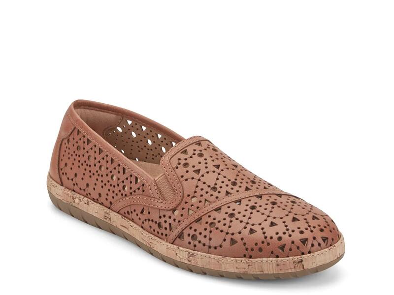 地べた レディース シューズ スリッポン・ローファー EarthTomlyn Slip-On Medium Brown 赤銅色 ローファー-靴-レディース靴
